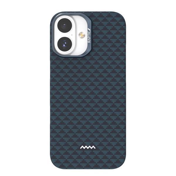 Raptic İphone 17 Uyumlu Kılıf M-Safe Şarj Özellikli Raptic Aramid Skin Origin Serisi Kapak Lacivert - Image 1