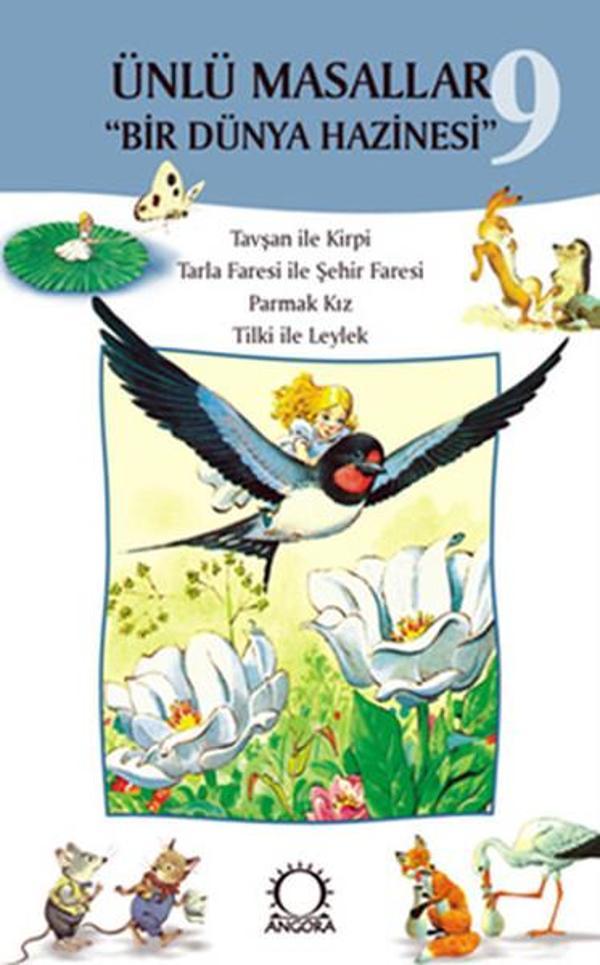 Ünlü Masallar 9 - Tavşan ile KirpiTarla Faresi ile Şehir Faresi - Angora Yayınevi - Image 1