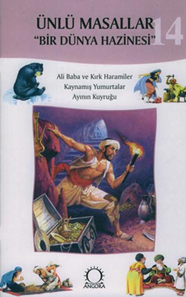 Ünlü Masallar 14 - Ali Baba ve Kırk HaramilerKaynamış Yumurtalar - Angora Yayınevi - Image 1
