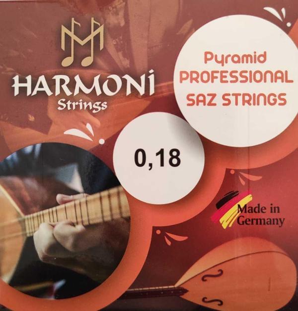 Harmoni Strings Hrm18P Pyramid Kısa Sap Saz Bağlama Teli Takım Pr - Image 1