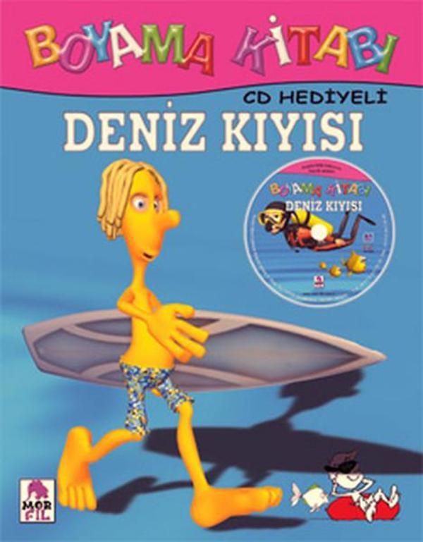 Boyama Kitabı / Cd Hediyeli Deniz Kıyısı - Mor Fil Yayınları - Image 1