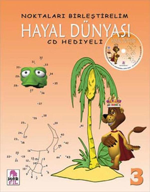 Noktaları Birleştirelim 3 - Hayal Dünyası Cd Hediyeli - Mor Fil Yayınları - Image 1