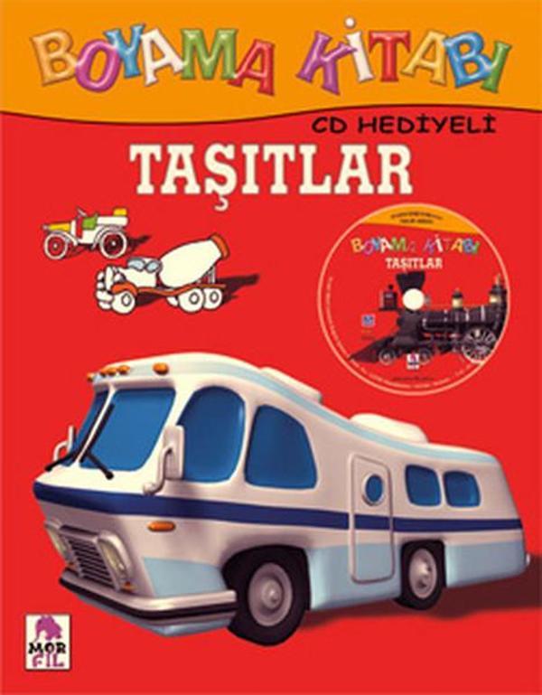 Boyama Kitabı / Cd Hediyeli Taşıtlar - Mor Fil Yayınları - Image 1