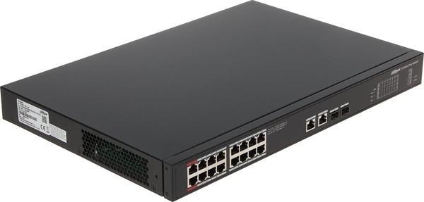 DAHUA 16port 240w FULL PoE PFS3220-16GT-240-V2 Gigabit 2GE Uplink, 2xSFP Switch - Image 1