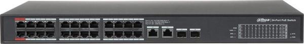 DAHUA 24port 360w FULL PoE PFS3228-24GT-360 Gigabit 2GE Uplink, 2xSFP Switch - Image 1