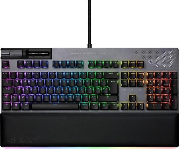 ASUS ROG STRIX FLARE II RED ANIMATE RGB MEKANİK OYUNCU KLAVYESİ - Image 1
