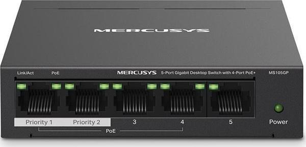 TP-LINK 5port MS105GP Gigabit 4port PoE 65w Yönetilemez Switch - Image 1