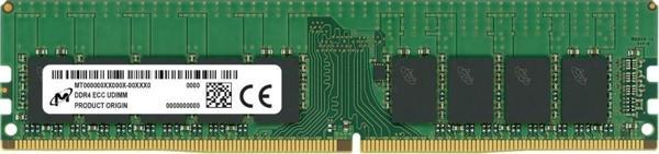 MICRON DDR4 ECC UDIMM 16GB 3200MHz MTA9ASF2G72AZ-3G2R 1Rx8 Sunucu Ram - Image 1