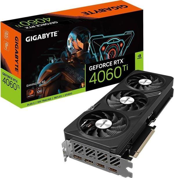 GIGABYTE 8GB RTX4060TI GAMING GV-N406TGAMING OC-8GD GDDR6 128Bit PCIE 4.0 - Image 1
