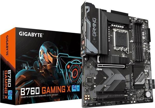 GIGABYTE B760 GAMING X DDR5 HDMI DP PCIe 16X v5.0 1700p ATX - Image 1