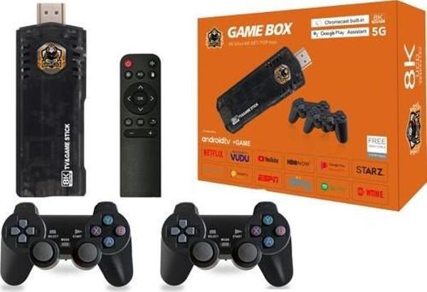 Glrtech 5G Tv Box +Gamebox 8K Ultra Hd Oyun Konsolu - Image 1