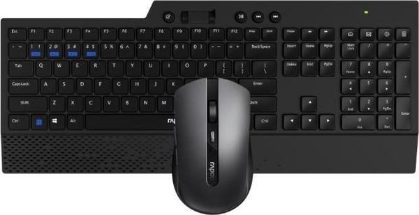 RAPOO 8200T 18980 Siyah Kablosuz Klavye Mouse Set - Image 1