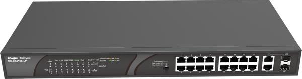 RUIJIE 16-port REYEE RG-ES118S-LP 10/100 2X-SFP 120W FULL POE SWITCH - Image 1