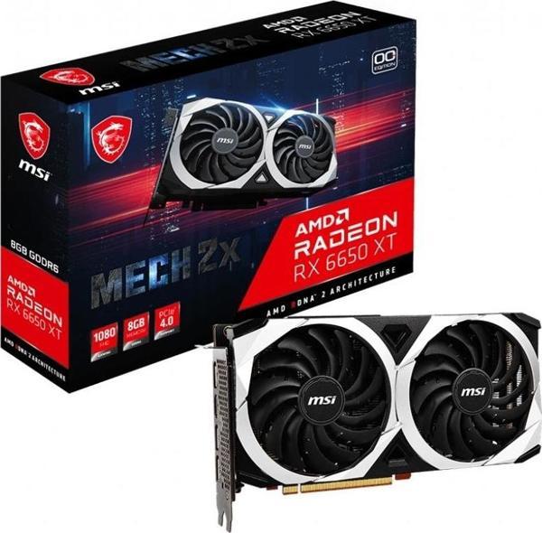 MSI 8GB RX6650XT MECH 2X 8G OC GDDR6 128bit HDMI-DP PCIE 4.0 - Image 1