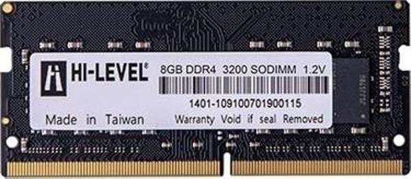 HI-LEVEL 8GB DDR4 3200MHZ NOTEBOOK RAM VALUE HLV-SOPC25600D4/8G - Image 1