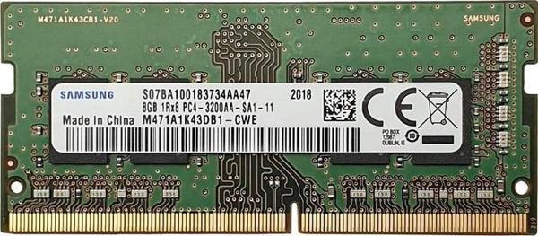 SAMSUNG 8GB DDR4 3200MHZ NOTEBOOK RAM M471A1K43DB1-CWE - Image 1