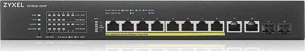 ZYXEL 12port XS1930-12HP 10port 10GbE - 2X-10GbE SFP+ Yönetilebilir Switch - Image 1