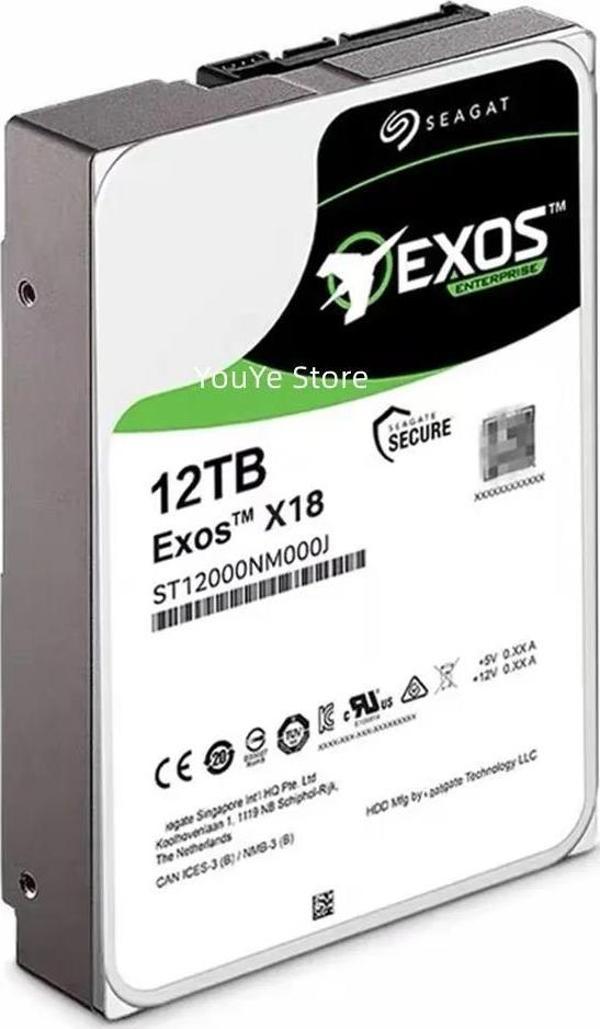 SEAGATE 12TB EXOS ST12000NM000J 7200 RPM 256MB SATA-3 Enterprise Nas Diski - Image 1