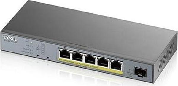ZYXEL 6port Full Poe GS1350-6HP 60w Yönetilebilir Gigabit Switch - Image 1