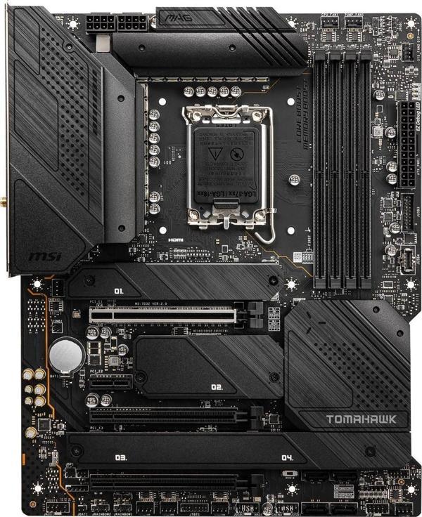 MSI MAG Z690 TOMAHAWK WIFI-6 DDR5 HDMI-DP PCIE 16X v5.0 1700p ATX - Image 1