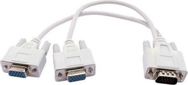 S-LINK SL-VGA152 30cm VGA (E) - 2-li VGA (D) Görüntü Kablosu - Image 1