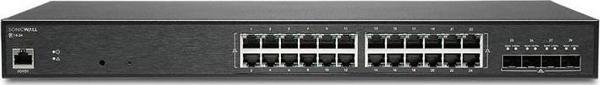 SONICWALL 24port 02-SSC-2467 GIGABIT 4XSFP+ Yönetilebilir Switch RackMount - Image 1