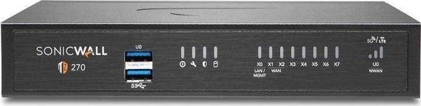 SONICWALL TZ270 02-SSC-6846 Sec Upgrade Plus - Ess Ed 2yıl Ücretsiz Lisans 8port Firewall 5 User SSL VPN 2.0Gbps - Image 1