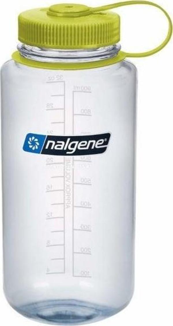 Nalgene 32oz WM Clear / Green Cap Tritan Suluk - Image 1