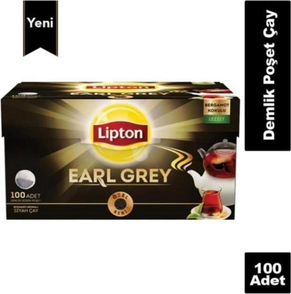 Lipton Earl Grey 100'lü Demlik Poşet Çay - Image 1
