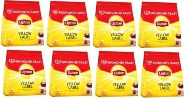 Lipton Yellow Label Demlik Siyah Poşet Çay 150 Adet 8 Paket - Image 1