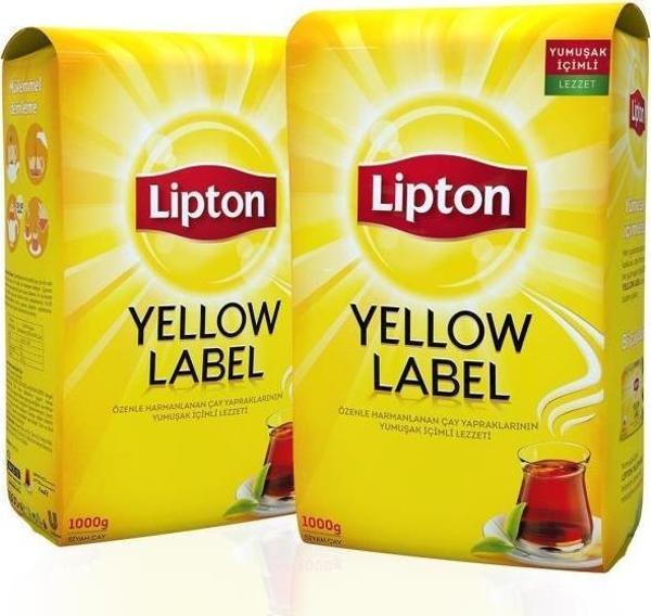 Lipton Yellow Label Dökme Çay 1000 Gr x 2 Adet - Image 1