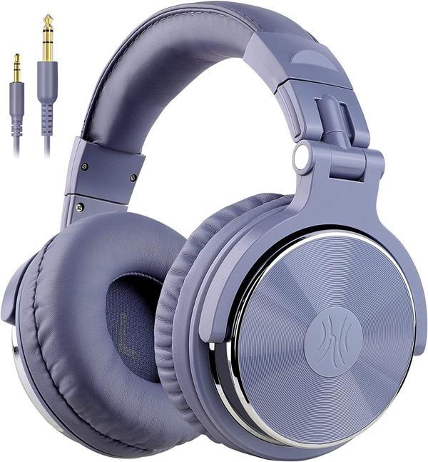 Pro10 Kulak Üstü Kablolu DJ Kulaklığı (Mor) - Image 1