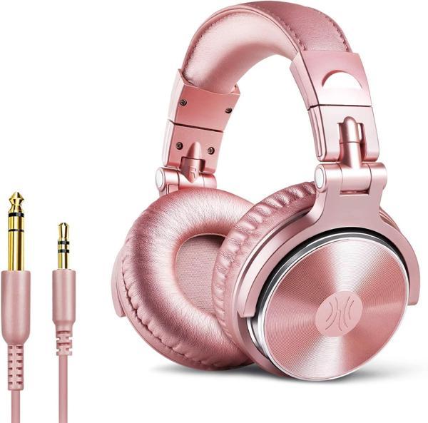 Pro10 Kulak Üstü Kablolu DJ Kulaklığı (Rose Gold) - Image 1