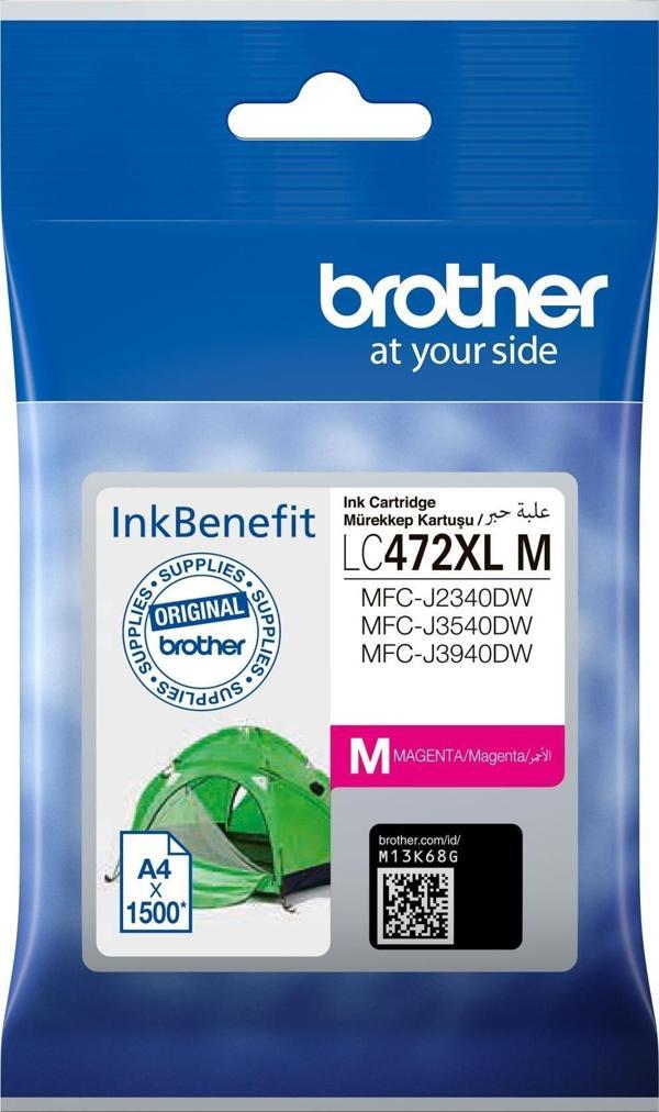 BROTHER LC472XLM 1500 SAYFA YUKSEK KAPASİTE KIRMIZI KARTUŞ - Image 1