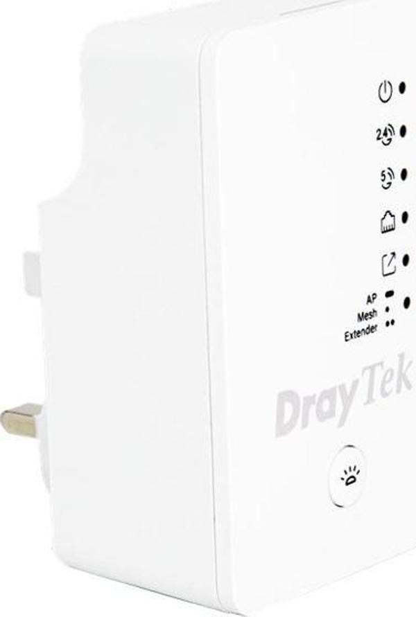 DRAYTEK Vigor AP802 1200mbps AC1200 Dual Band Mesafe Genişletici Kurumsal Access Point Priz Tip - Image 1