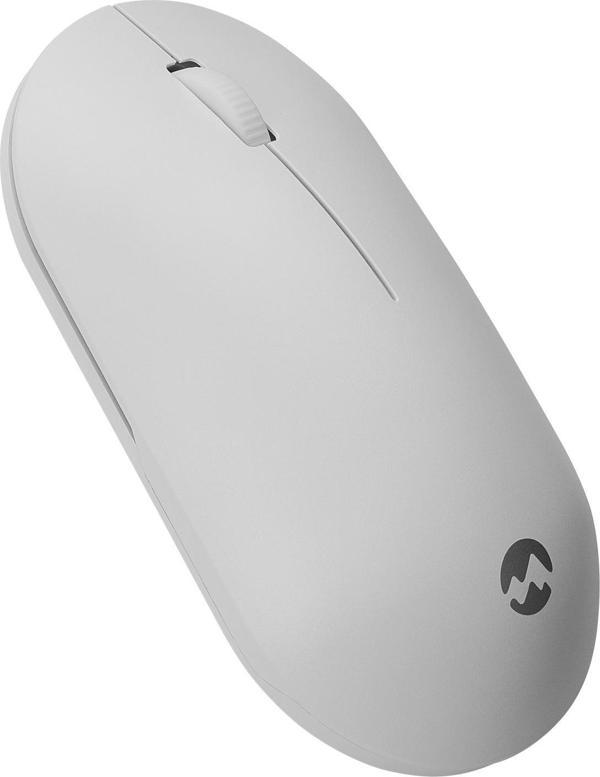 EVEREST SMW-399 Şarj Edilebilir Süper Sessiz 1600 DPI Kablosuz Beyaz Mouse - Image 1