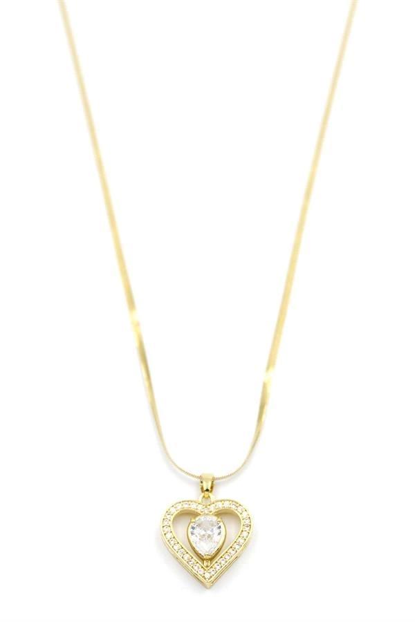 Kalp Kolye - Altın - Image 1