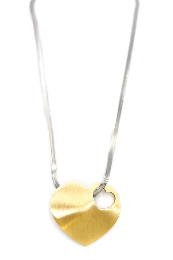 Kalp Kolye - Altın - Image 1