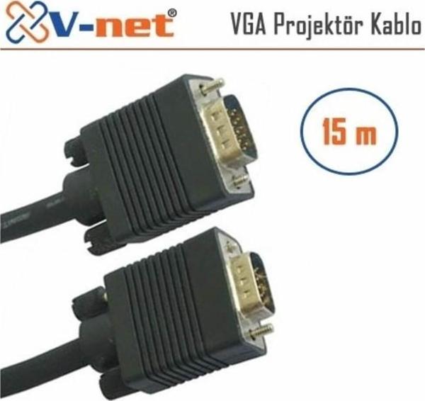 V-NET 15metre NVN-VGA15 VGA-PROJESIYON KABLOSU - Image 1
