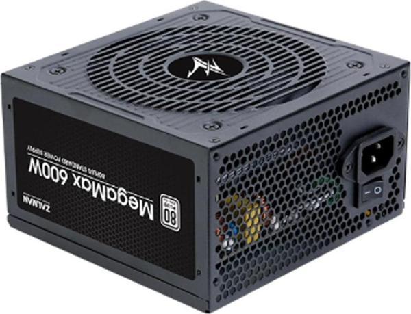 ZALMAN 600W 80+ MEGAMAX ZM600-TXII 12CM FANLI POWER SUPPLY - Image 1