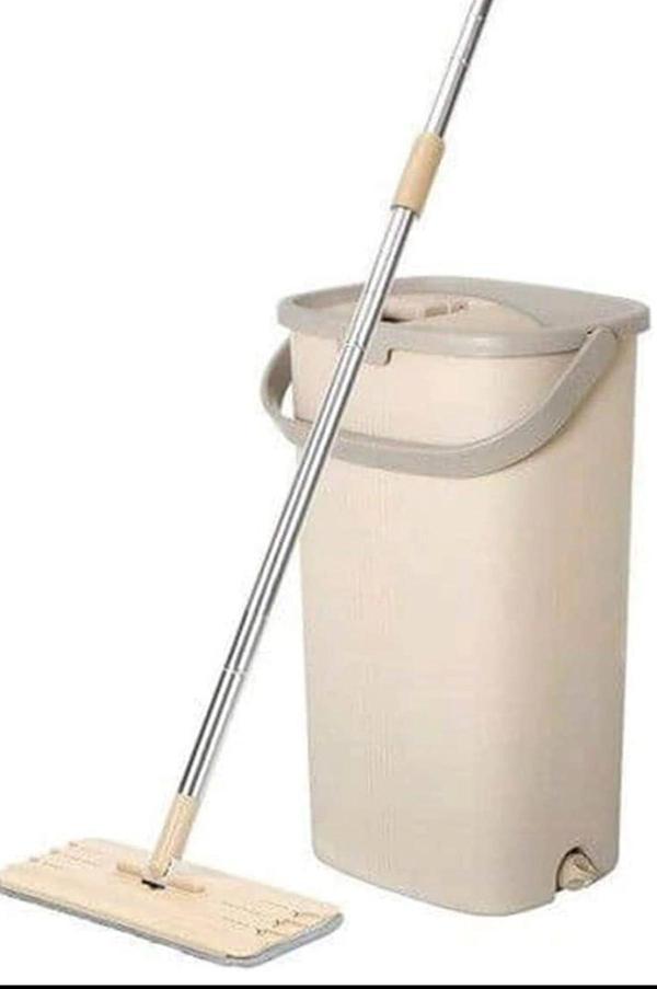 Sihirli Tablet Mop Yer Duvar Silme Temizlik Kova Seti 8 LT Royaleks-F400 - Image 1