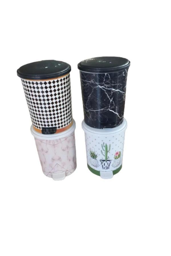 2 No 8 Lt Basmalı Çöp Kovası Royaleks-MRD152 - Image 1