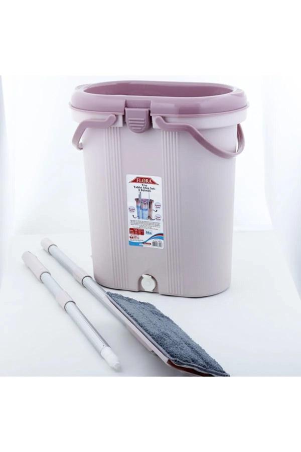Tablet Mop Set Trio 3 Bölmeli 14 Lt. Royaleks-F404 - Image 1
