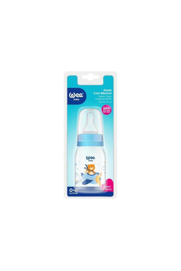 Wee Baby 877 Cam Biberon 125 Ml - Mavi / Bpa Içermez - Image 1