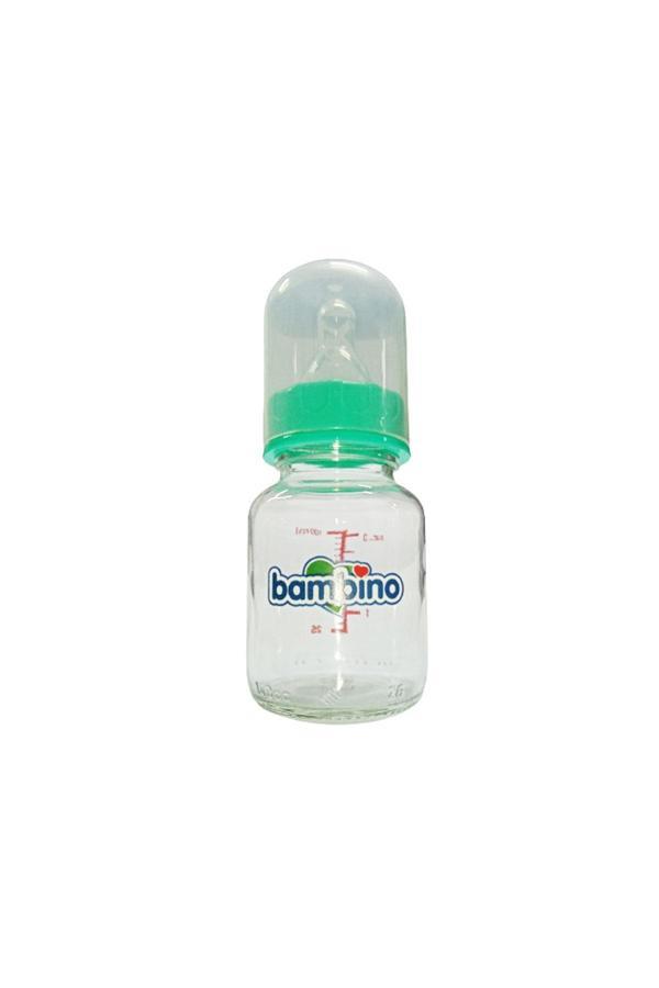 Bambino T-013 Desenli Cam Biberon 100 Ml - Yeşil - Image 1