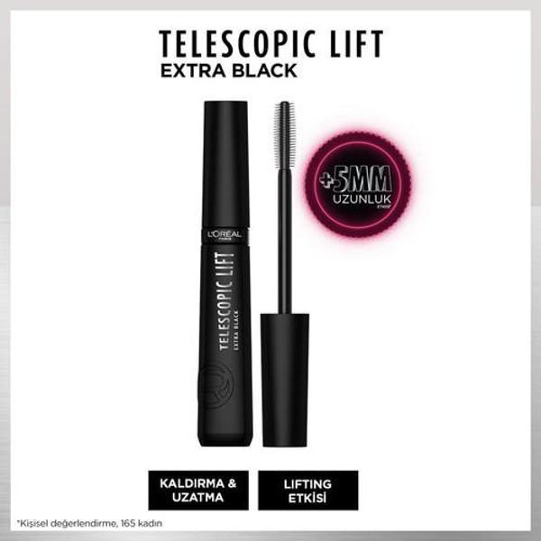 L'oréal Paris Telescopic Lift Extra Black Maskara - Image 1