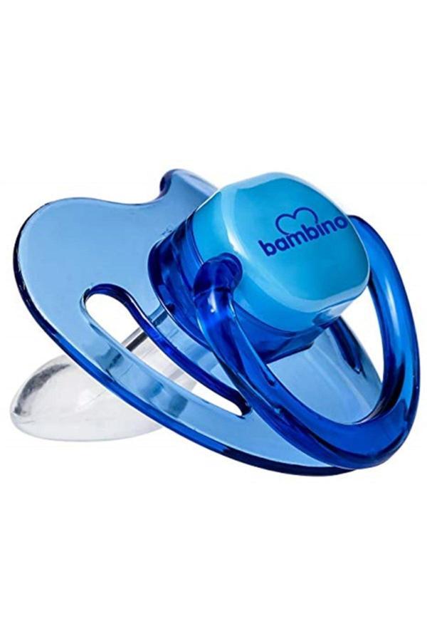 Bambino Silikon Damaklı Emzik 18+ Ay Mavi - Image 1
