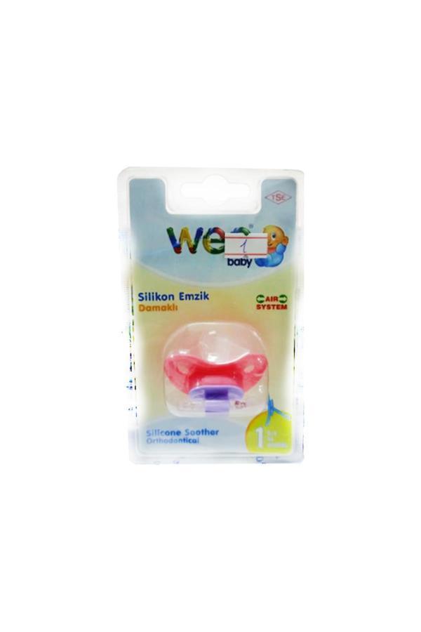 Wee Baby Renkli Damaklı Emzik No:1 - Pembe - Image 1