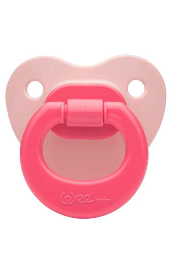 Wee Baby Wee Renkli Damaklı Emzik 841 No:1 0-6 Ay Pembe - Image 1