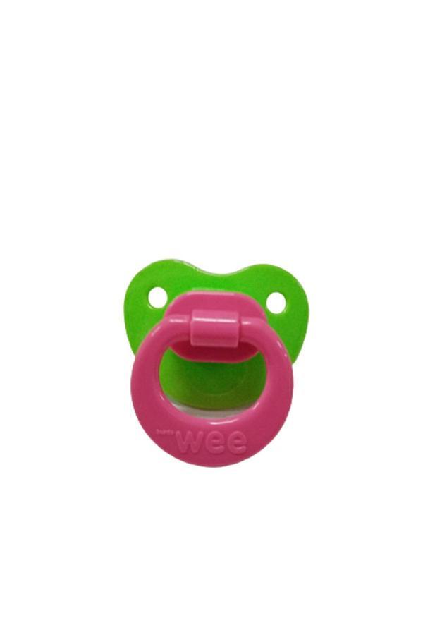 Wee Baby 0-6 Ay Silikon Emzik Damaklı No:1 - Yeşil - Image 1